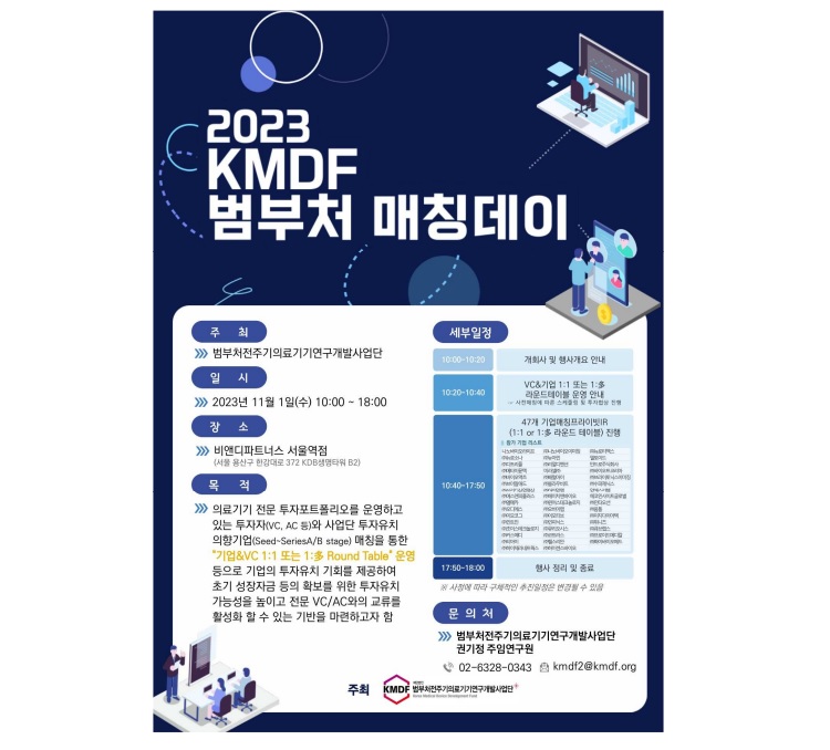 ‘2023 KMDF 범부처 매칭데이’ 개최