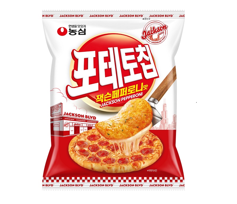 농심, 포테토칩 잭슨페퍼로니맛 출시