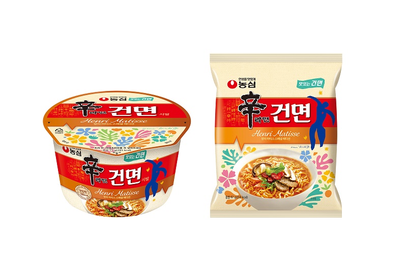 농심, 신라면건면 앙리마티스 한정판 출시