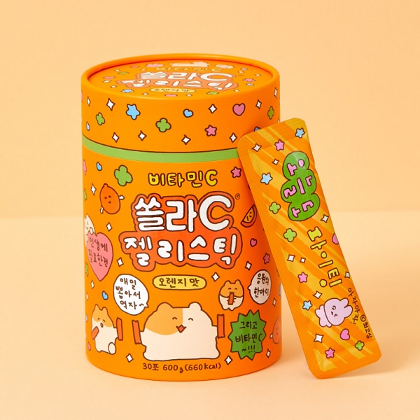 고려은단, 최고심 콜라보 '쏠라C 젤리스틱' 출시