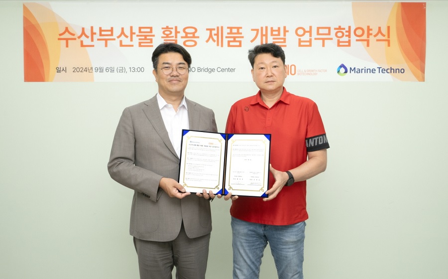 시지바이오, 마린테크노와 수산물로 최첨단 ‘조직재생’ 제품 개발