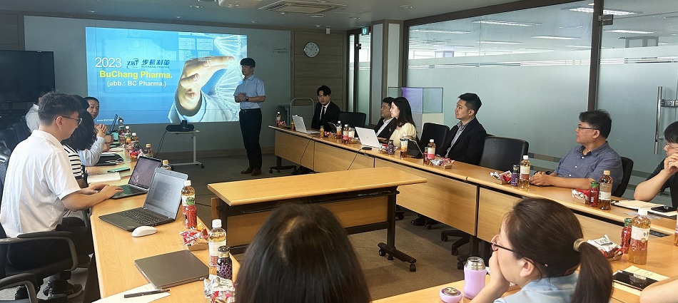 중국 부창파마, 이노시스 의정부 공장 방문