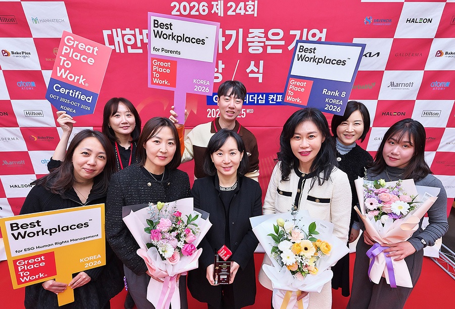 한국애브비, ‘대한민국 일하기 좋은 100대 기업’ 8위 선정