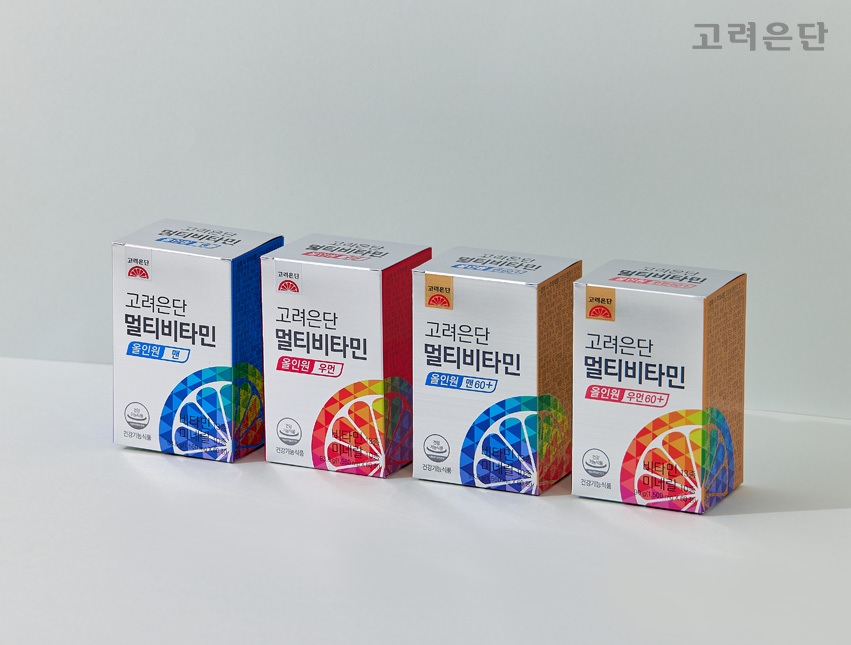 고려은단, ‘멀티비타민 올인원’ 4종으로 성별·연령별 타깃 공략