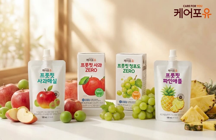 사조푸디스트, ‘케어포유’ 건강음료 4종 선보여