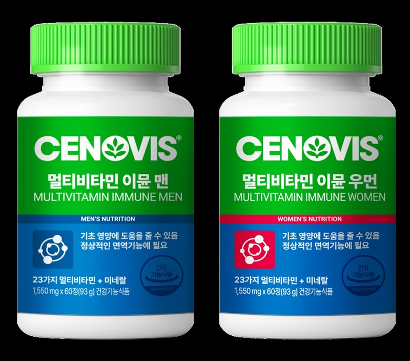 세노비스, ‘멀티비타민 이뮨 맨·우먼’ 리뉴얼 출시
