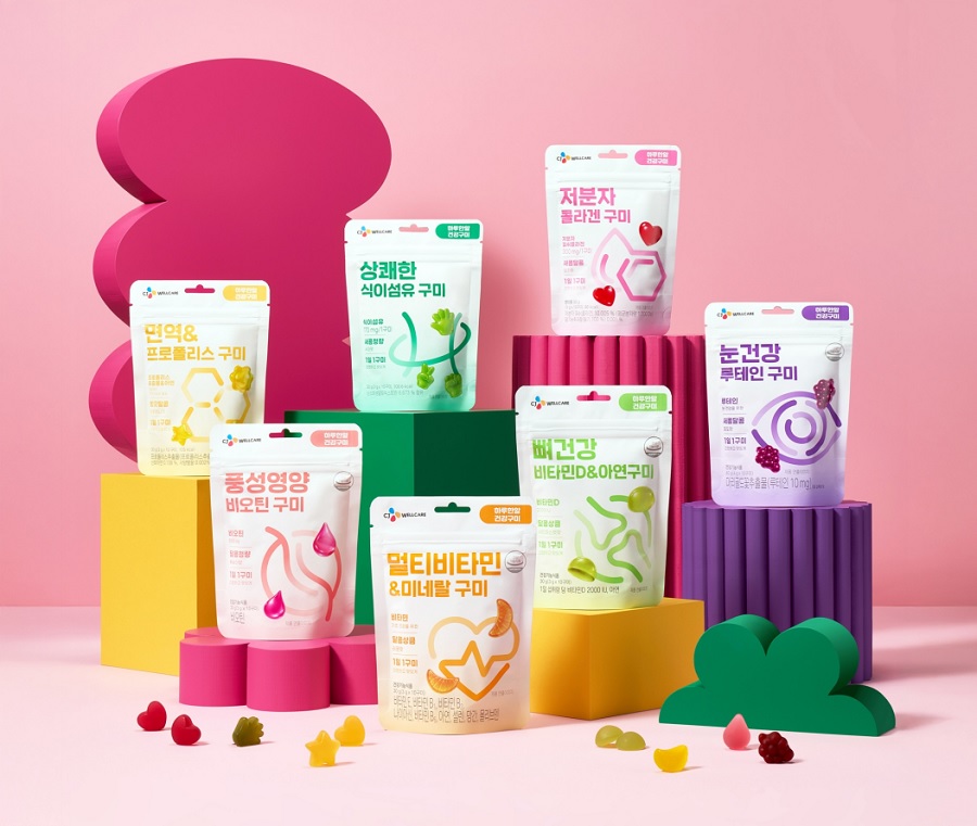 CJ웰케어, 젤리형 ‘건강구미’ 7종 출시